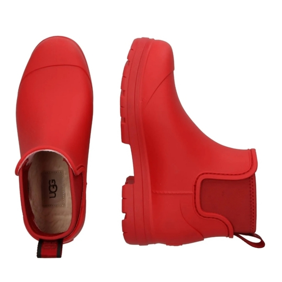 ✨️UGG RED RAIN BOOTS NEW WATERPROOF WOMEN'S SIZE 6✨️ - Picture 3 of 14